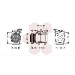 Kompresorius, oro kondicionierius VAN WEZEL 8200K138