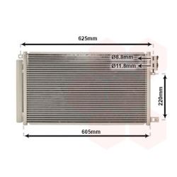 Kondensatorius, oro kondicionierius VAN WEZEL 01005115