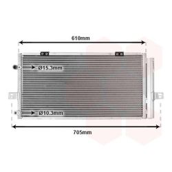 Kondensatorius, oro kondicionierius VAN WEZEL 02005078