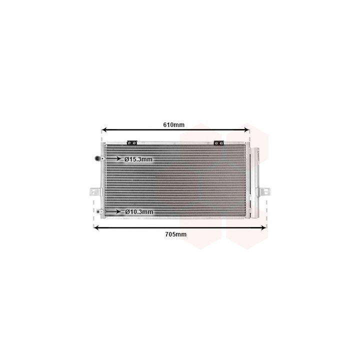 Kondensatorius, oro kondicionierius VAN WEZEL 02005078