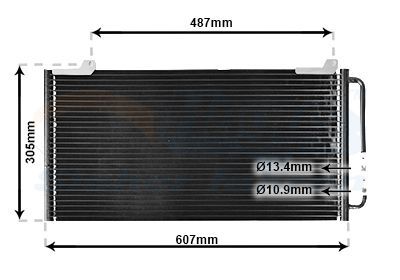 Kondensatorius, oro kondicionierius VAN WEZEL 02005139