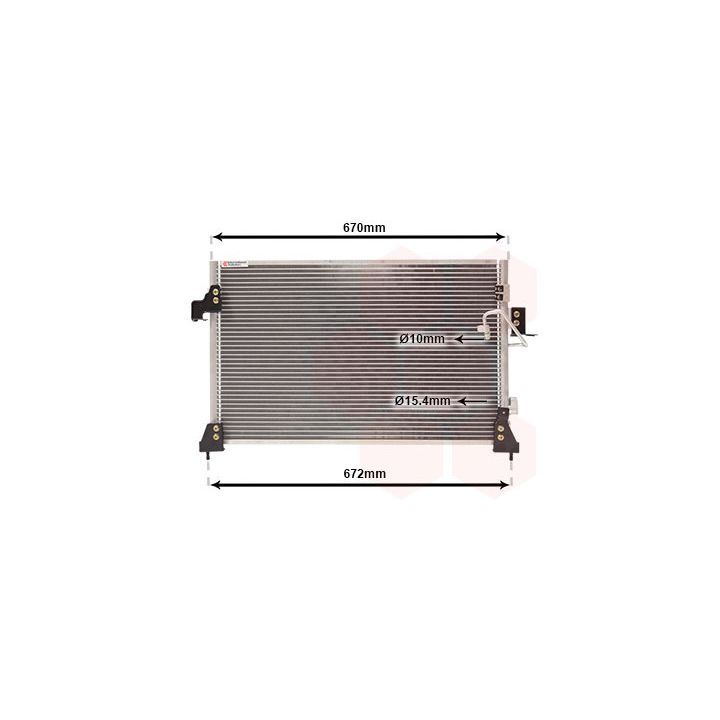 Kondensatorius, oro kondicionierius VAN WEZEL 02005143