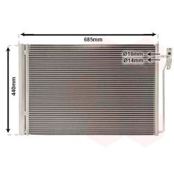 Kondensatorius, oro kondicionierius VAN WEZEL 02005182