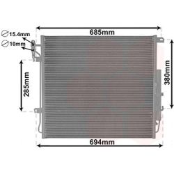 Kondensatorius, oro kondicionierius VAN WEZEL 02005209