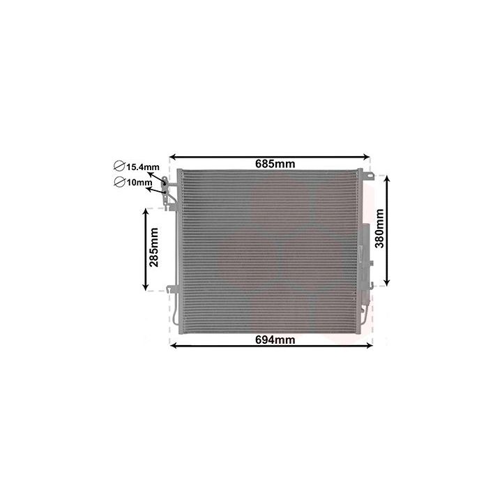 Kondensatorius, oro kondicionierius VAN WEZEL 02005209