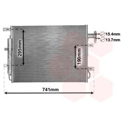 Kondensatorius, oro kondicionierius VAN WEZEL 02005217