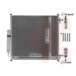 Kondensatorius, oro kondicionierius VAN WEZEL 02005218