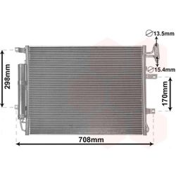 Kondensatorius, oro kondicionierius VAN WEZEL 02015701