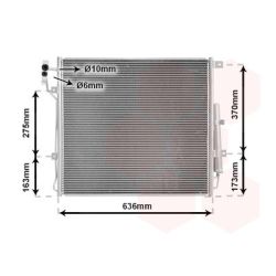 Kondensatorius, oro kondicionierius VAN WEZEL 02015702