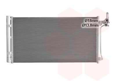 Kondensatorius, oro kondicionierius VAN WEZEL 02015705