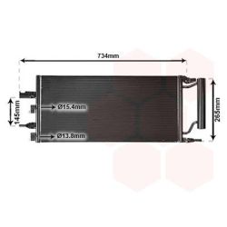 Kondensatorius, oro kondicionierius VAN WEZEL 06005607