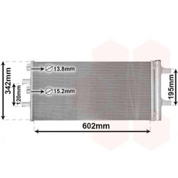 Kondensatorius, oro kondicionierius VAN WEZEL 06015701