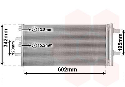 Kondensatorius, oro kondicionierius VAN WEZEL 06015701