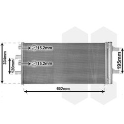 Kondensatorius, oro kondicionierius VAN WEZEL 06015702