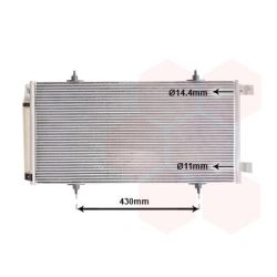 Kondensatorius, oro kondicionierius VAN WEZEL 09005226