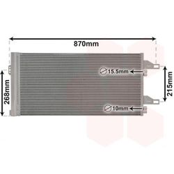 Kondensatorius, oro kondicionierius VAN WEZEL 09005246