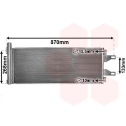 Kondensatorius, oro kondicionierius VAN WEZEL 09005248