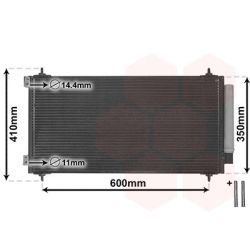 Kondensatorius, oro kondicionierius VAN WEZEL 09005271