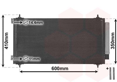 Kondensatorius, oro kondicionierius VAN WEZEL 09005271