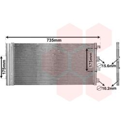 Kondensatorius, oro kondicionierius VAN WEZEL 15005004