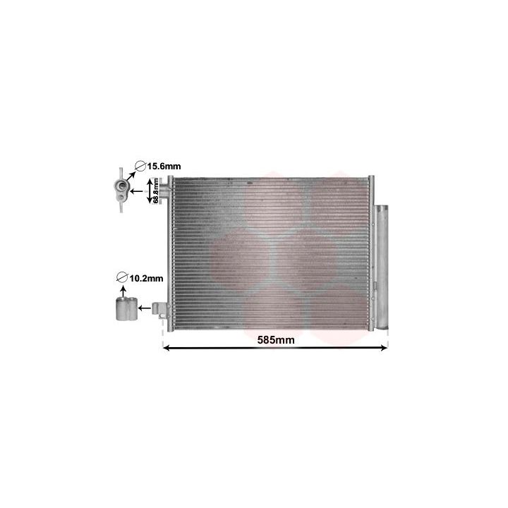 Kondensatorius, oro kondicionierius VAN WEZEL 15005011