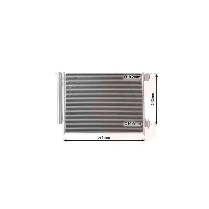 Kondensatorius, oro kondicionierius VAN WEZEL 15005700