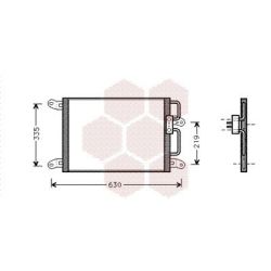 Kondensatorius, oro kondicionierius VAN WEZEL 17005203