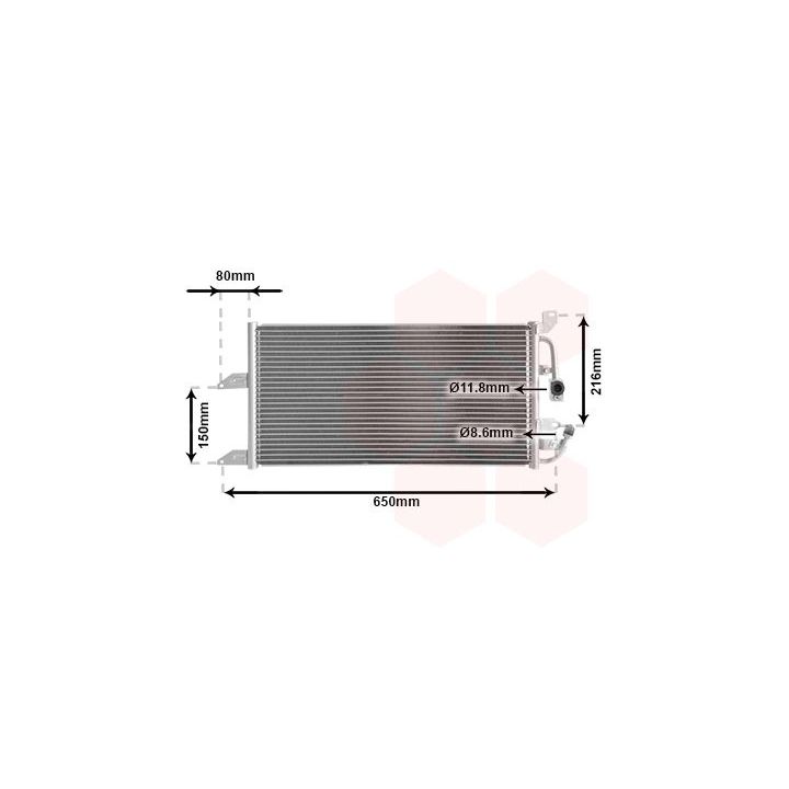 Kondensatorius, oro kondicionierius VAN WEZEL 17005205