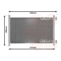 Kondensatorius, oro kondicionierius VAN WEZEL 17005214