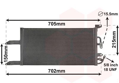 Kondensatorius, oro kondicionierius VAN WEZEL 17005215