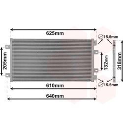 Kondensatorius, oro kondicionierius VAN WEZEL 17005219