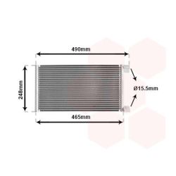 Kondensatorius, oro kondicionierius VAN WEZEL 17005223