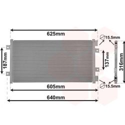 Kondensatorius, oro kondicionierius VAN WEZEL 17005247