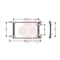 Kondensatorius, oro kondicionierius VAN WEZEL 17005248