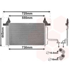 Kondensatorius, oro kondicionierius VAN WEZEL 17005253