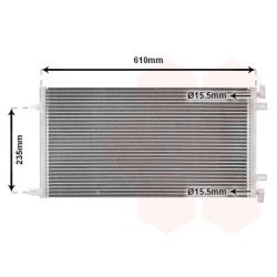 Kondensatorius, oro kondicionierius VAN WEZEL 17005255