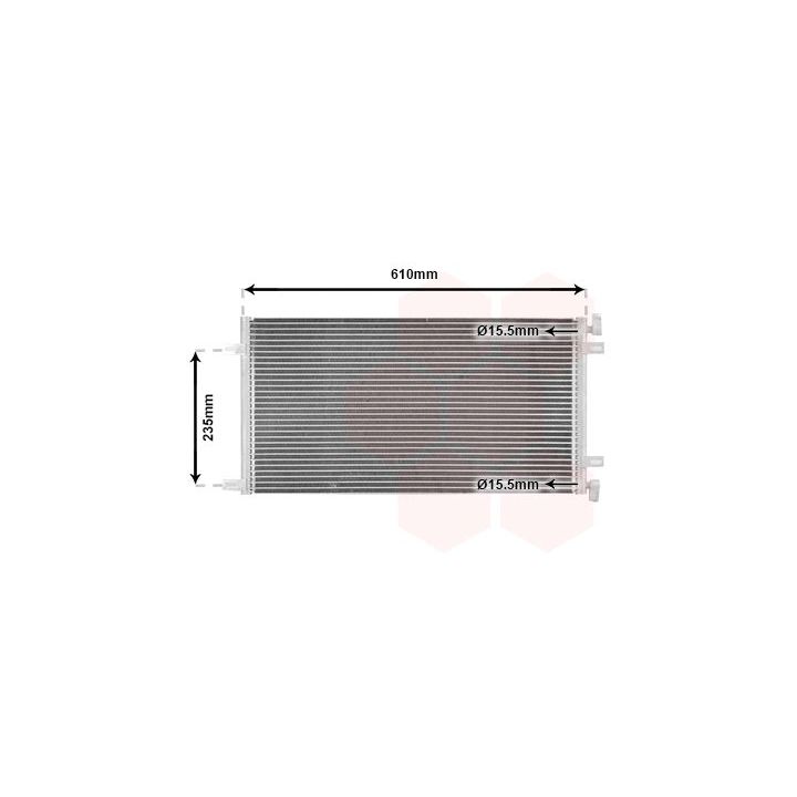 Kondensatorius, oro kondicionierius VAN WEZEL 17005255