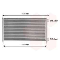 Kondensatorius, oro kondicionierius VAN WEZEL 17005256