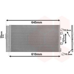 Kondensatorius, oro kondicionierius VAN WEZEL 17005298