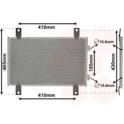 Kondensatorius, oro kondicionierius VAN WEZEL 17005302