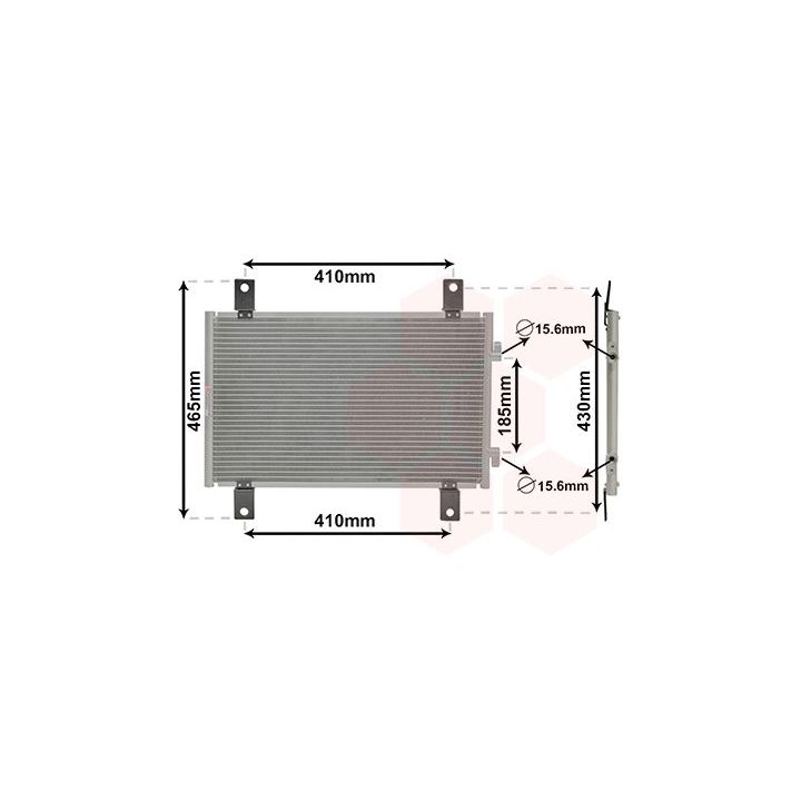 Kondensatorius, oro kondicionierius VAN WEZEL 17005302