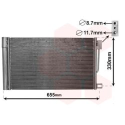 Kondensatorius, oro kondicionierius VAN WEZEL 17005314