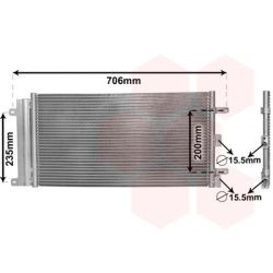 Kondensatorius, oro kondicionierius VAN WEZEL 17005342