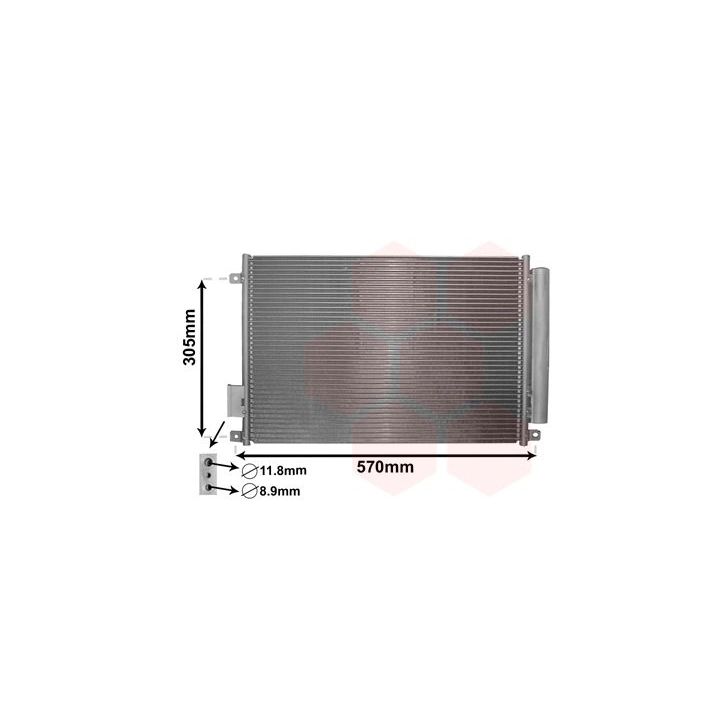 Kondensatorius, oro kondicionierius VAN WEZEL 17005347