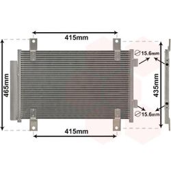 Kondensatorius, oro kondicionierius VAN WEZEL 17005351