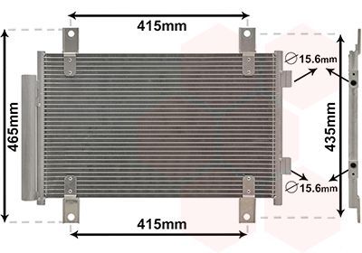 Kondensatorius, oro kondicionierius VAN WEZEL 17005351