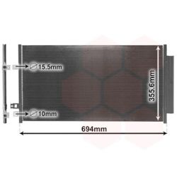 Kondensatorius, oro kondicionierius VAN WEZEL 17015701