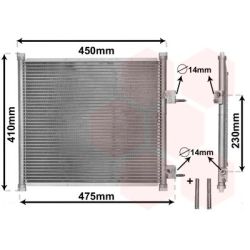 Kondensatorius, oro kondicionierius VAN WEZEL 18005262