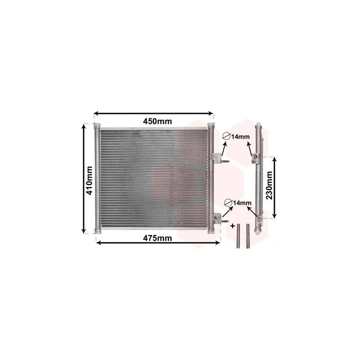 Kondensatorius, oro kondicionierius VAN WEZEL 18005262