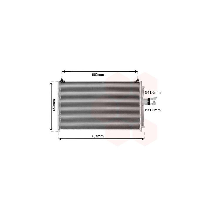 Kondensatorius, oro kondicionierius VAN WEZEL 18005347